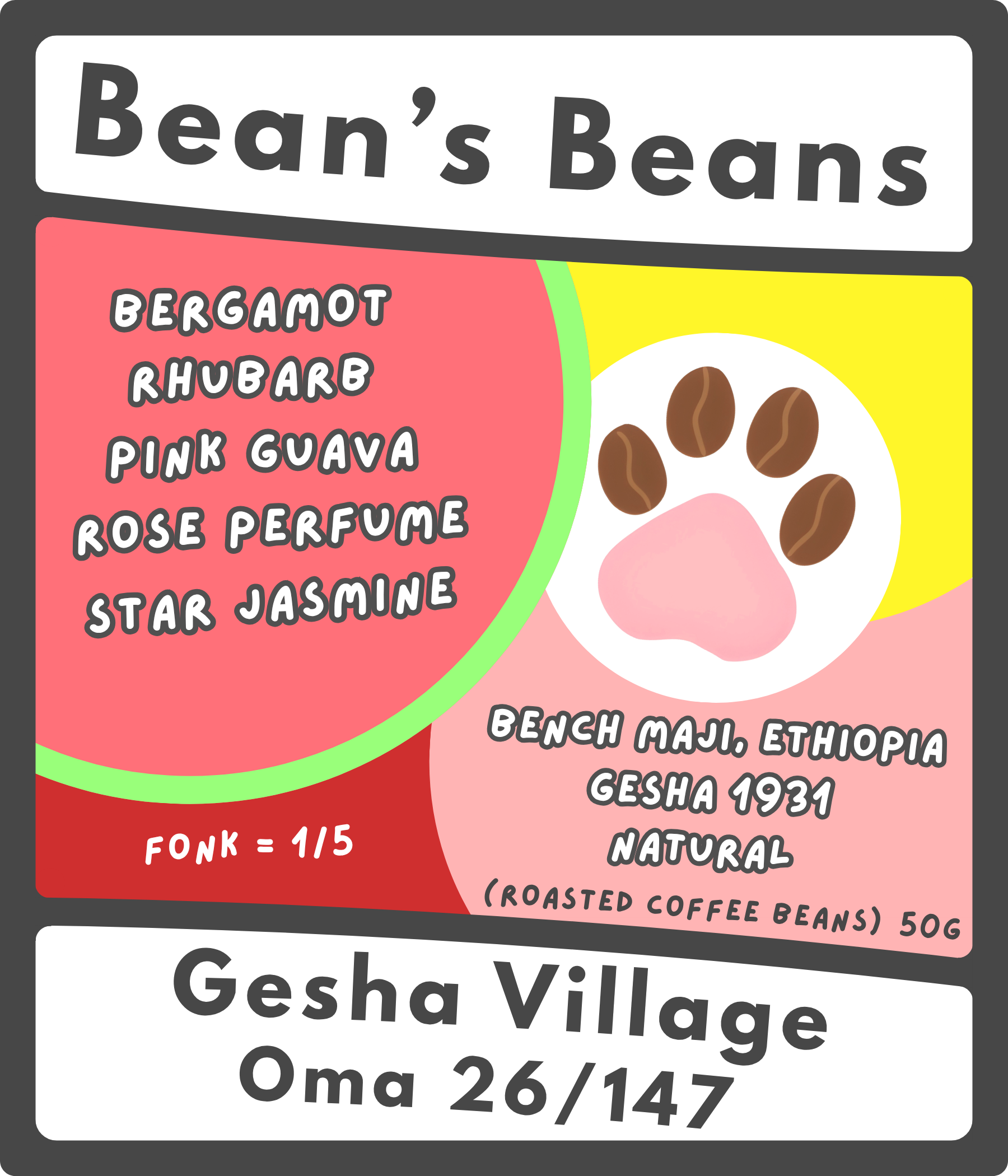 Gesha Village Oma Natural 26/147